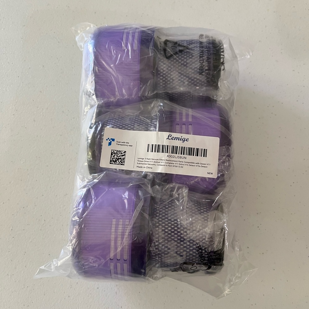 Lemige 3 pack vacuum filters replacement parts compatible with Dyson V11